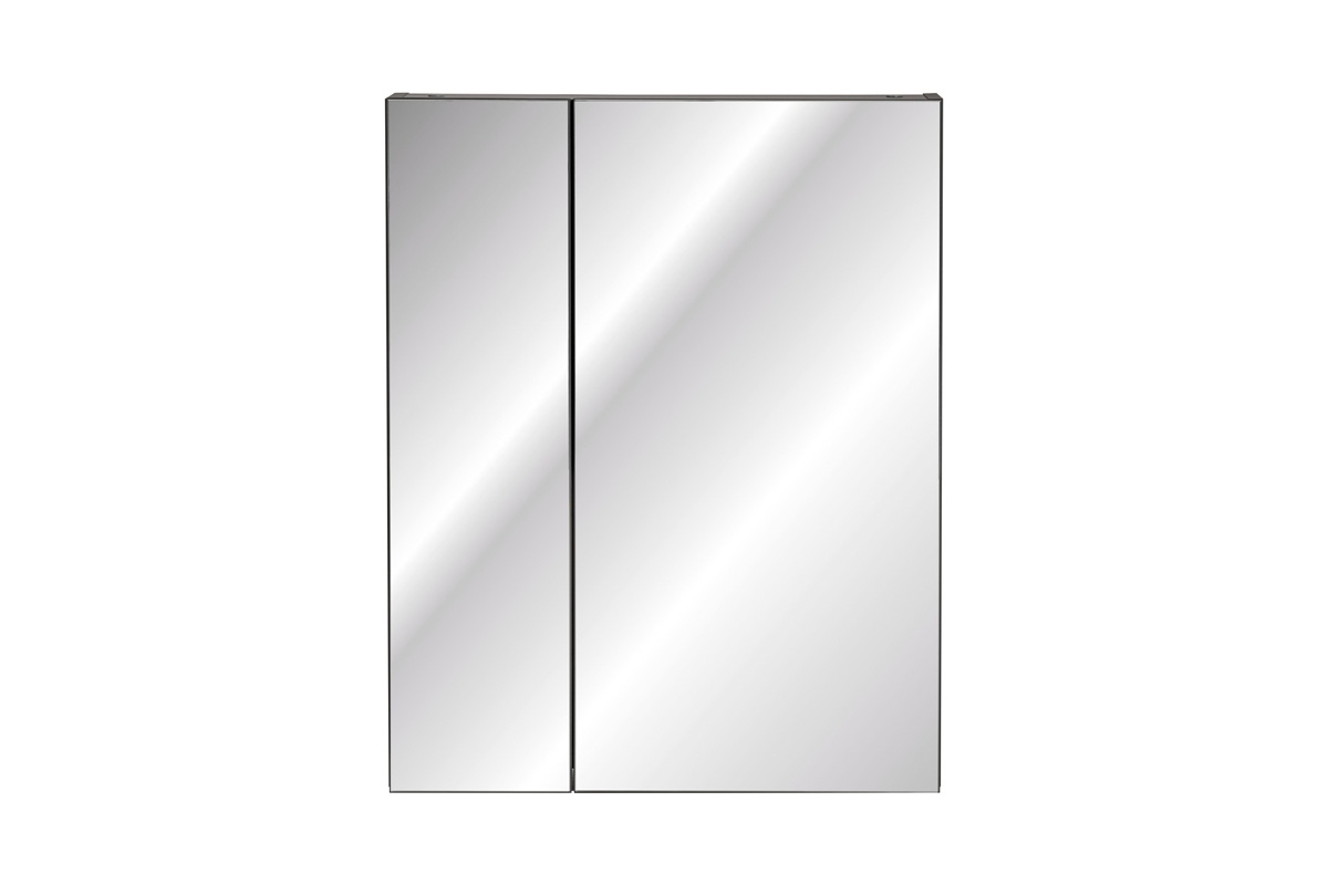Skrinka zrkadlová do kúpeľne Monako Grey 840 - diamantová šedý  Skrinka zrkadlová do kúpeľne Monako Grey 840 - diamantová šedý 