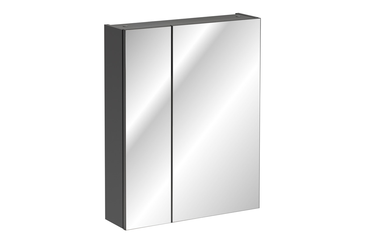 Skříňka zrcadlová do koupelny Monako Grey 840 - Diamantový šedý  Skříňka zrcadlová do koupelny Monako Grey 840 - Diamantový šedý 