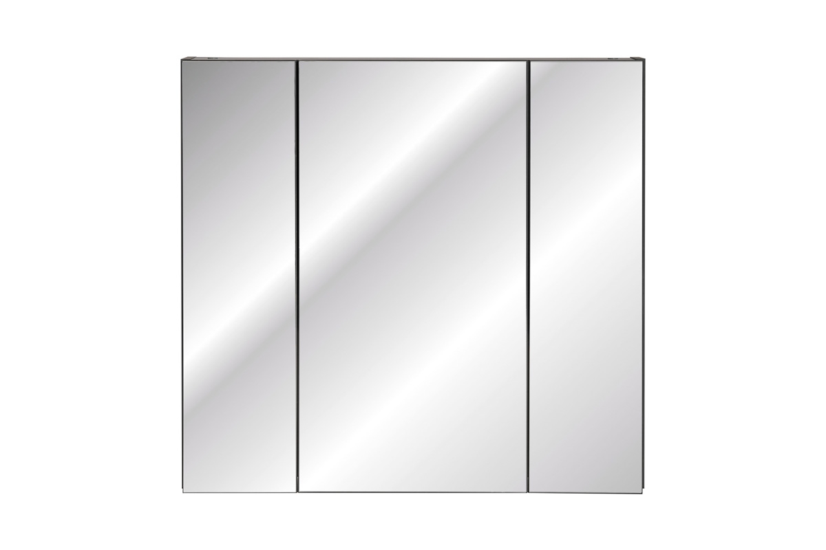 Skříňka zrcadlová do koupelny Monako Grey 841 - Diamantový šedý  Skříňka zrcadlová monako grey oak 