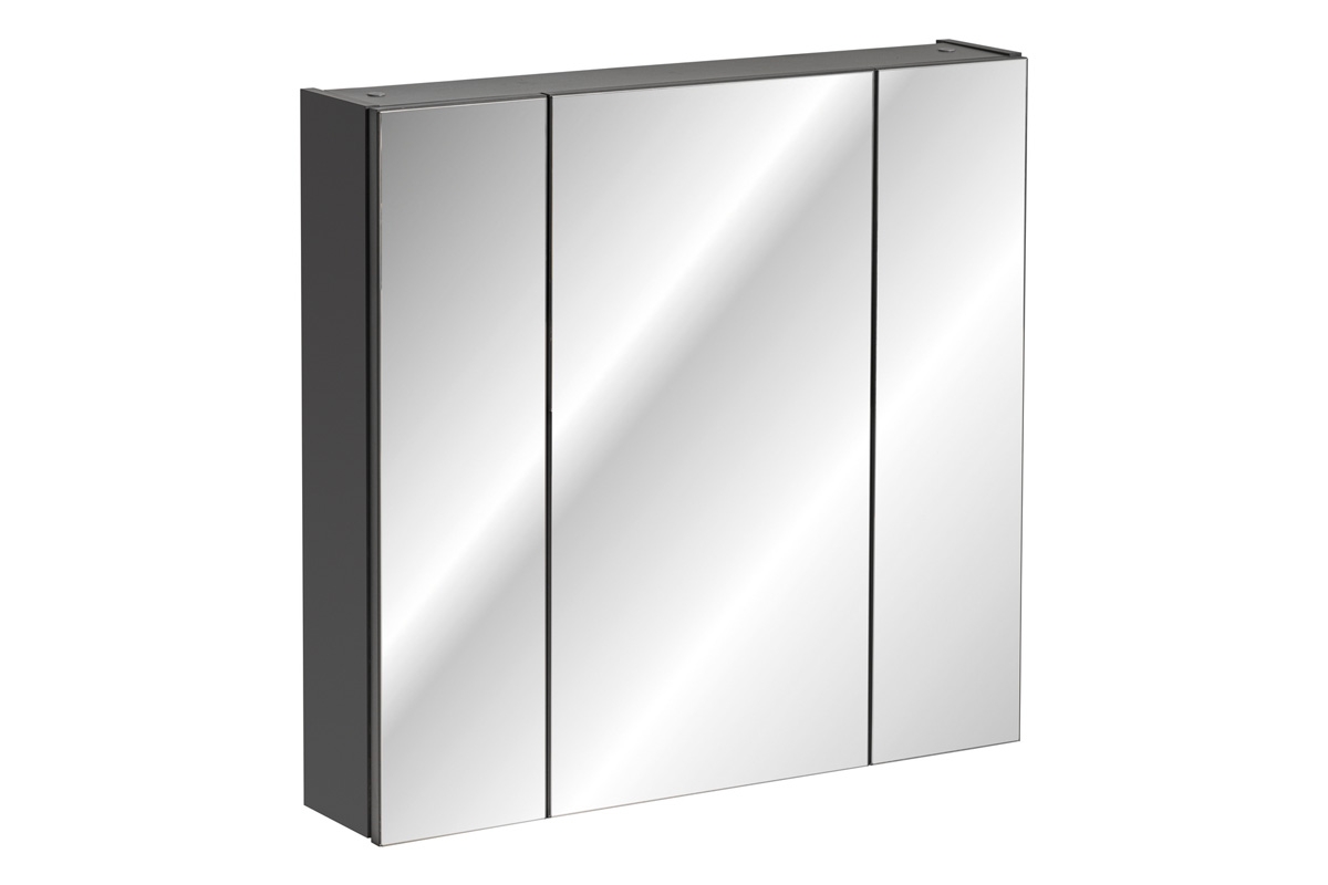 Skříňka zrcadlová do koupelny Monako Grey 841 - Diamantový šedý  Skříňka se zrcadlem comad 