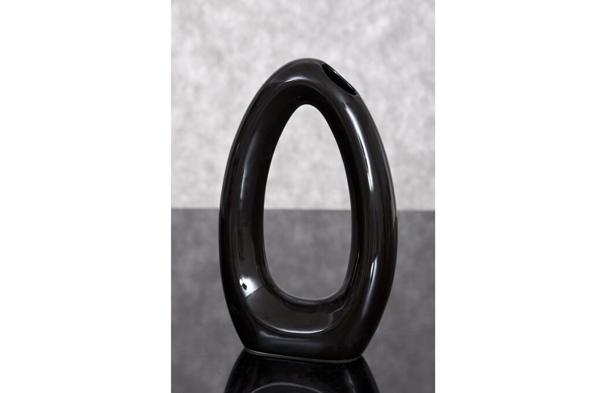 Dekorativní váza IVO 29 Černá czarny wazon