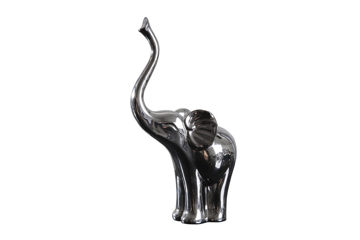 Dekorativní figurka Plato 27 Stříbrný figurka słoń