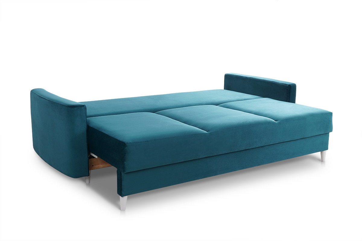 Gauč rozkládací do obývacího pokoje Larysa modrý gauč rozkládací na spaní