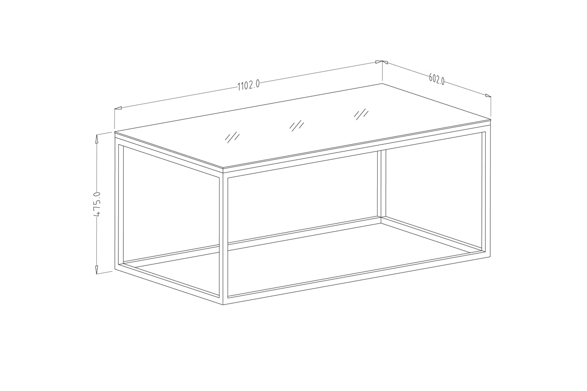 Komplet nábytku do obývacího pokoje Helio I - Černý / Černé sklo moderní stolek 