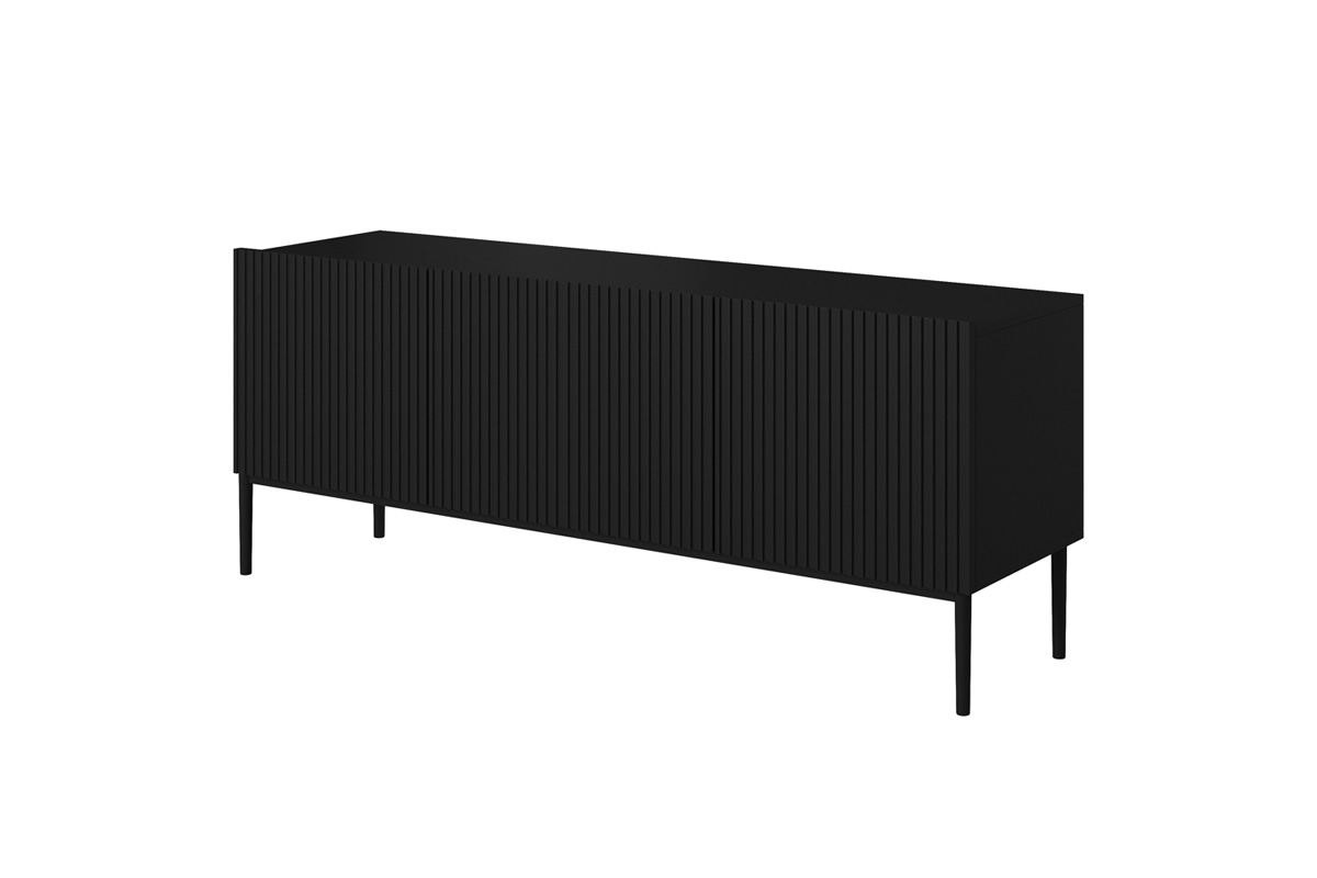 TV stolek Nicole 150 cm - černý mat / černé nožky szafka rtv