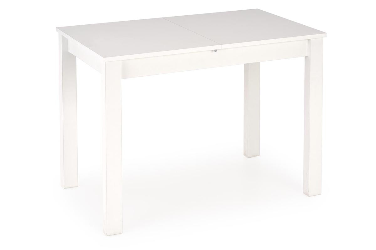 Rozkladací stôl GINO 100-130x60 cm - biela / biela GINO Rozkládací stôl Pracovná doska - Biely, Nohy - Biely