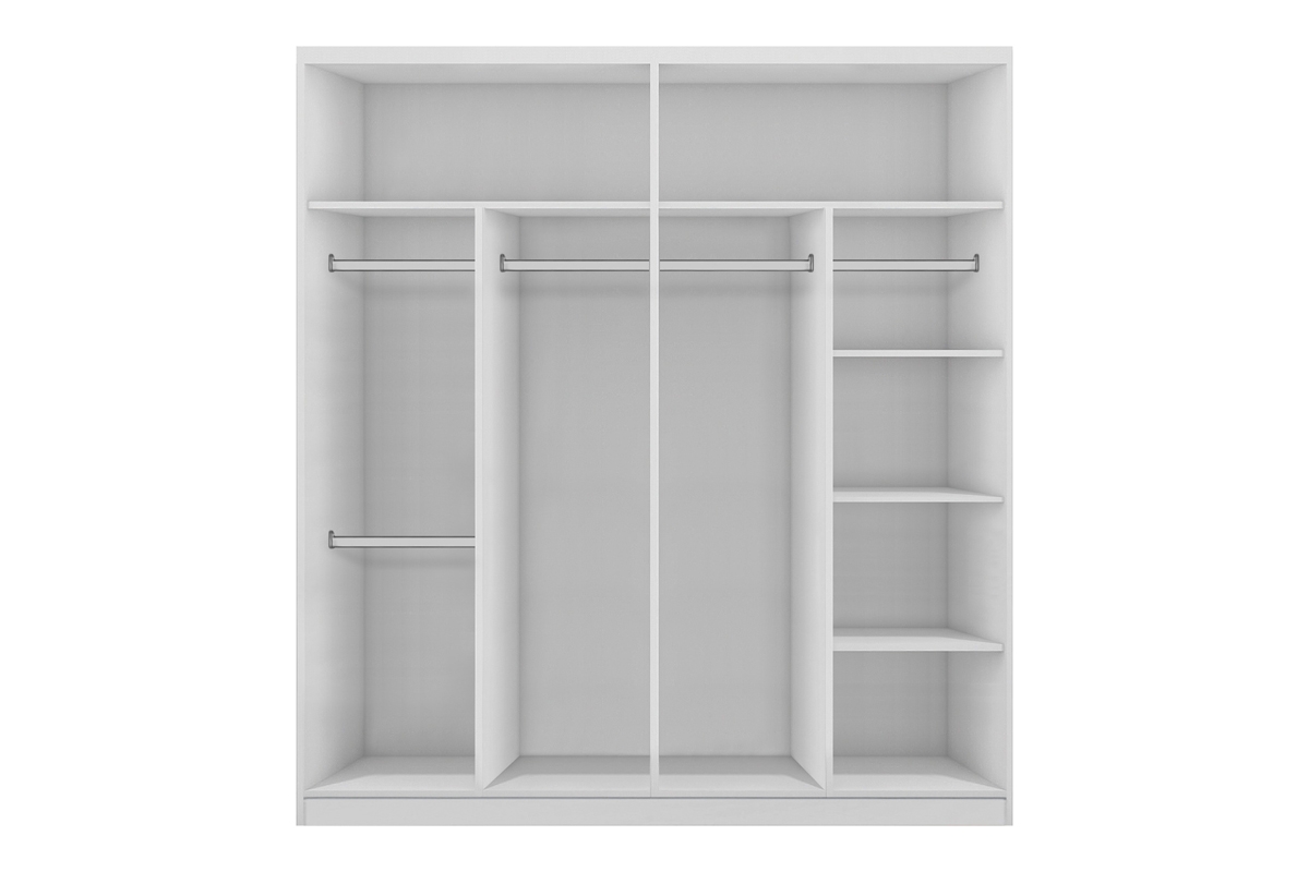 Skříň s posuvnými dveřmi B - Zoja 203  prostorná Skříň s posuvnými dveřmi 