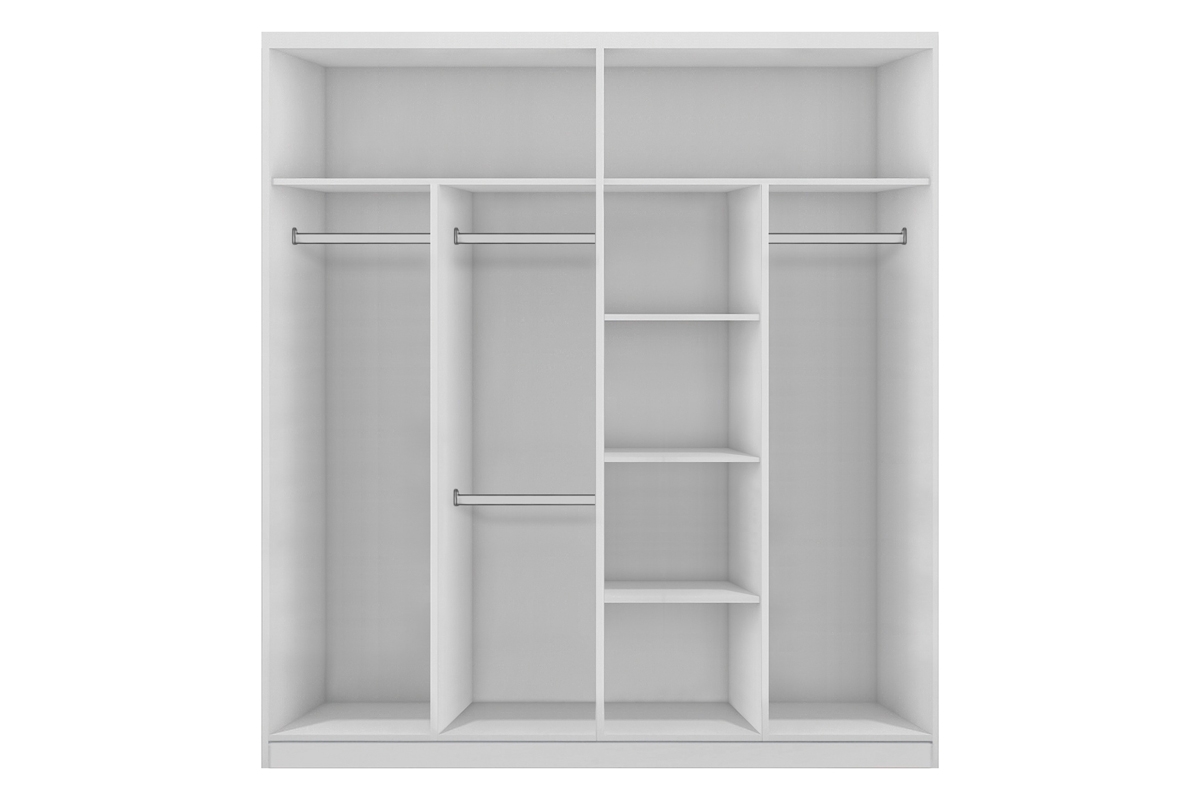 Skříň s posuvnými dveřmi B - Zoja 203  Skříň s posuvnými dveřmi s výklenky
