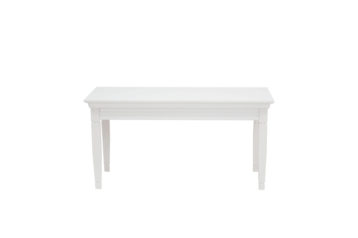 Konferenční stolek Desentio 110 cm - Bílá alpská matná  stolek do obývacího pokoje Desentio