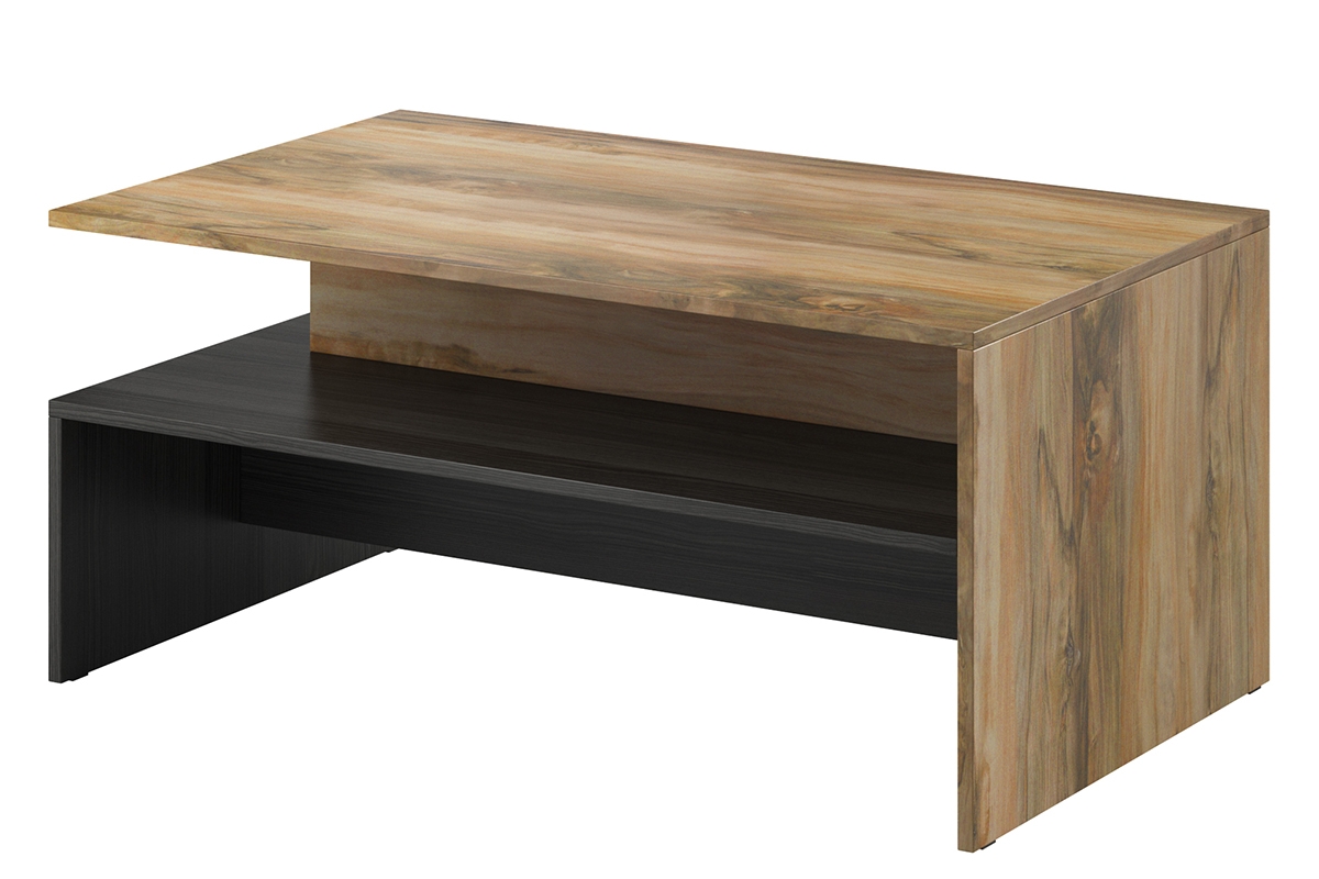 Baros 99 dohányzóasztal - touchwood / szatén diófa solidní stolek