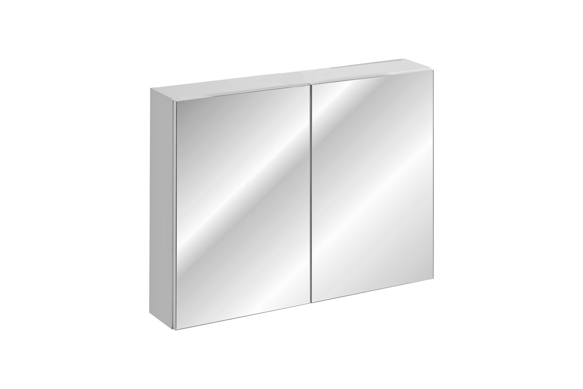 Skříňka zrcadlová Leonardo White 90 cm - Bílá Skříňka zrcadlová dvoudveřová comad 