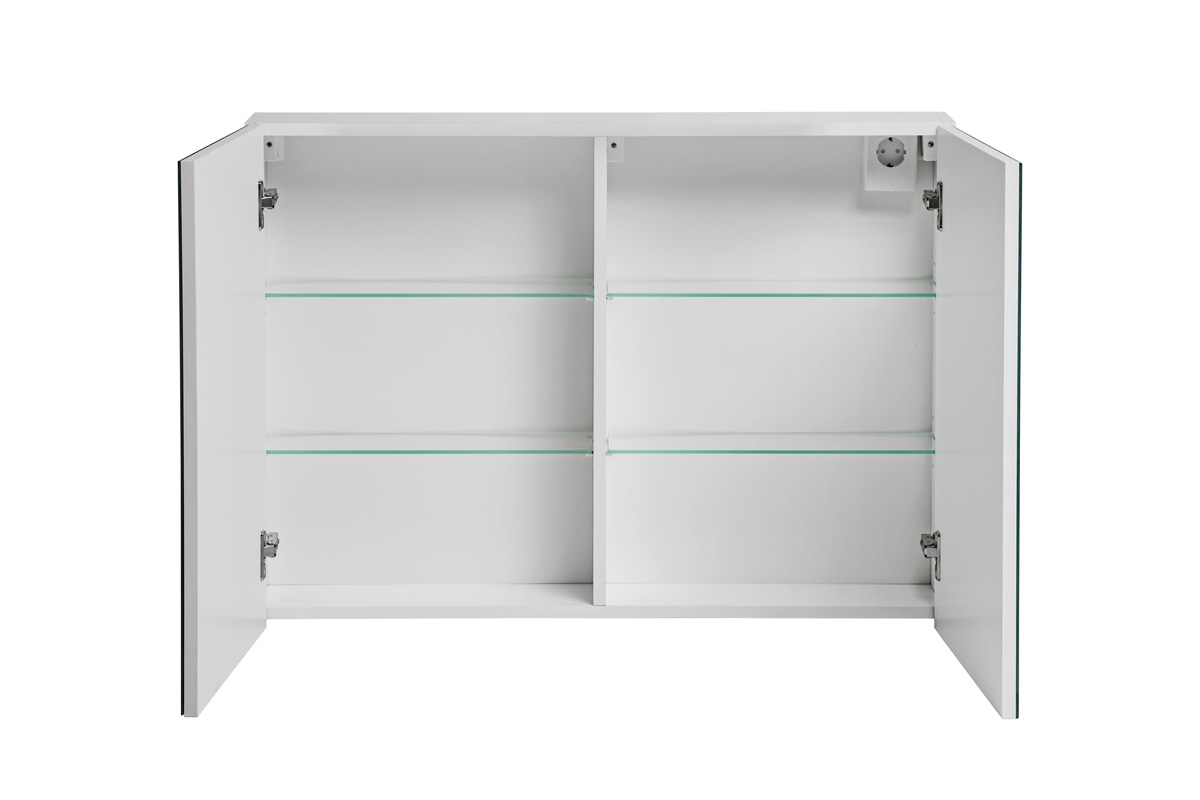 Skříňka zrcadlová Leonardo White 90 cm - Bílá závěsná skříňka zrcadlová leonardo white 