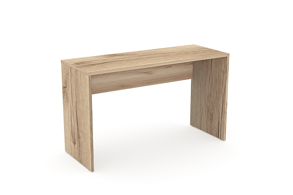 Moderní Psací stůl s úložným prostorem Agapi - Dub grand přírodní / onyx černý Hnědý Psací stůl