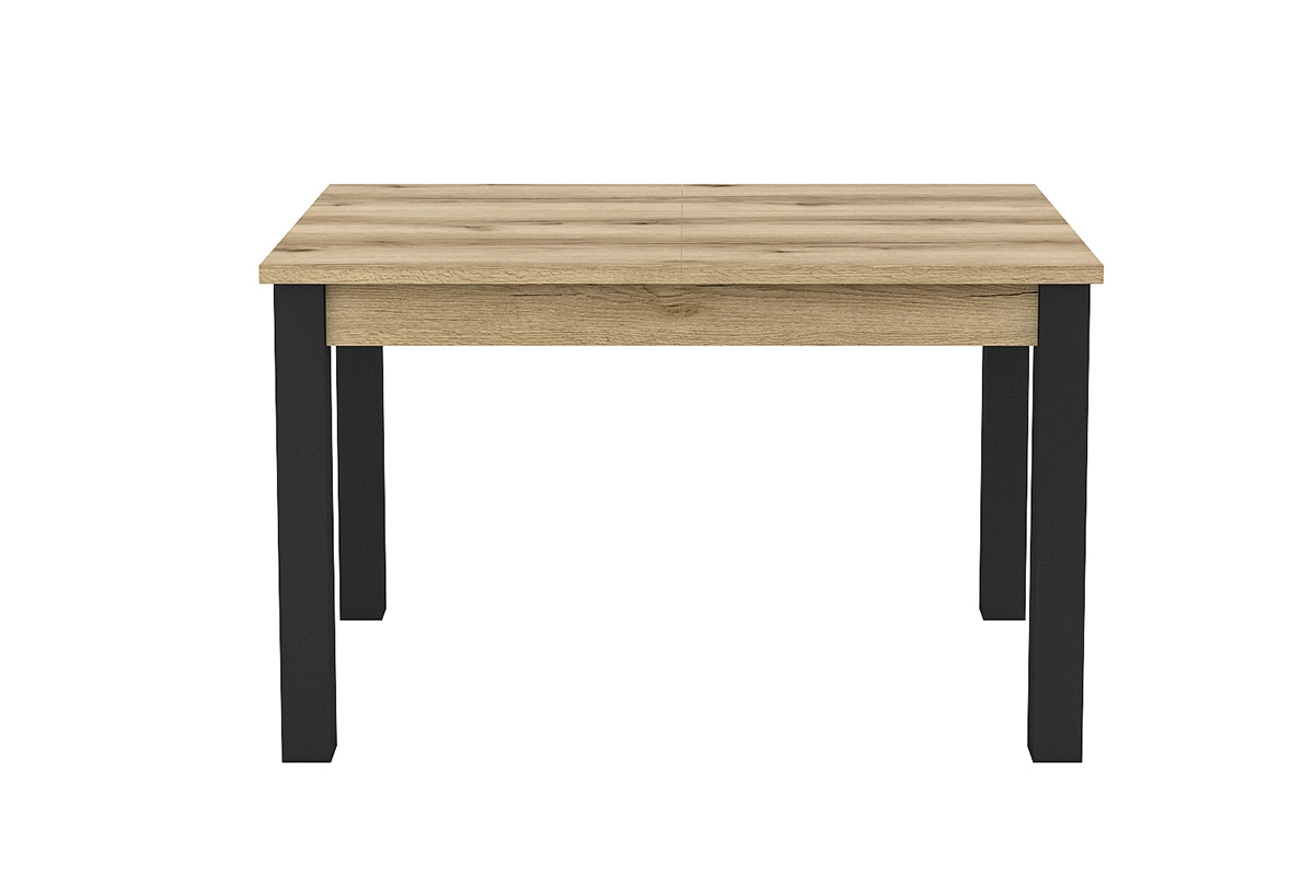 Olin 92 összecsukható asztal 130-175x85 - természetes grand-tölgy/ fekete přírodní stůl do jídelny