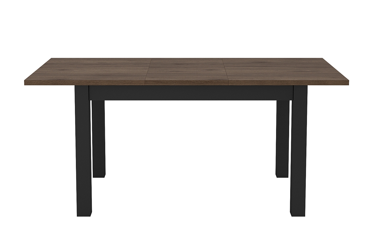 stůl rozkládací Olin 130-175x85 - Ořech okapi / Černý Hnědý stůl rozkládací
