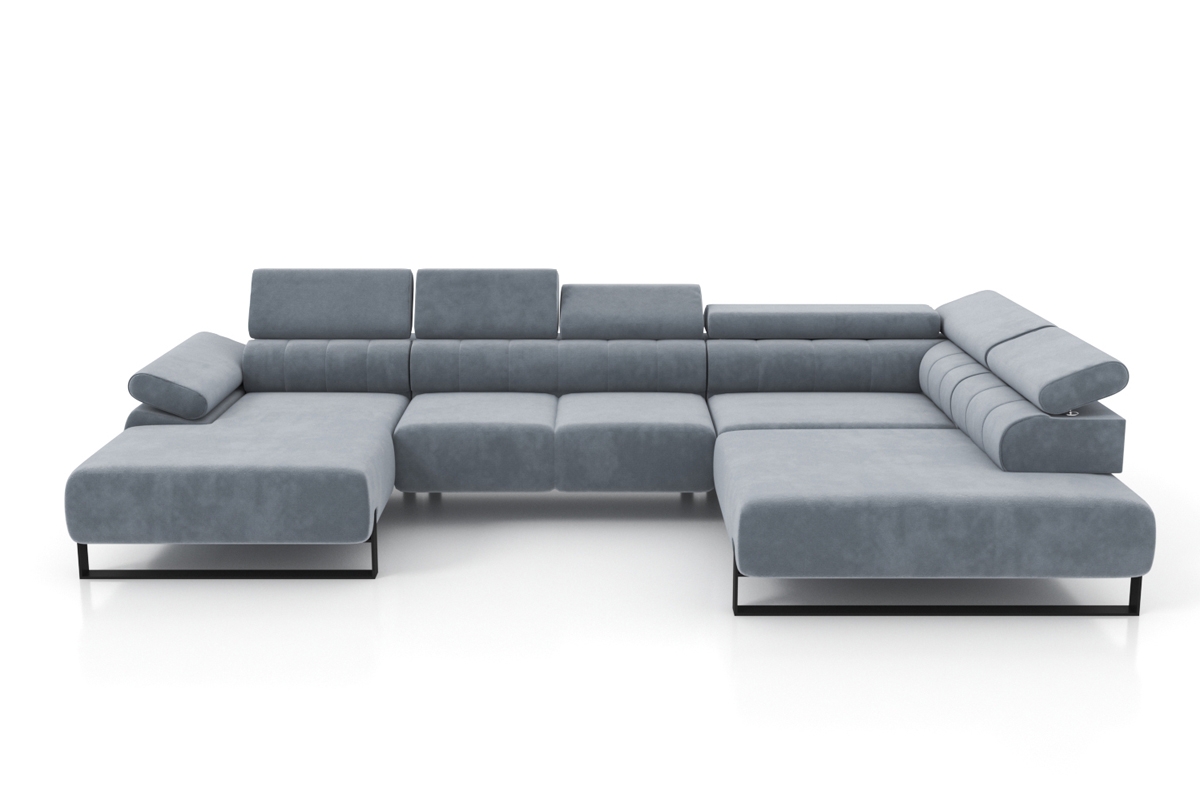 Set de canapea de colț cu scaun extensibil electric Verica XL kolekce Verica