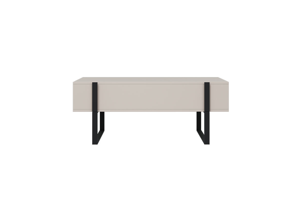 Konferenční stolek Verica - kašmírová / černé nožky barevné provedení: cachmere / černé nožky