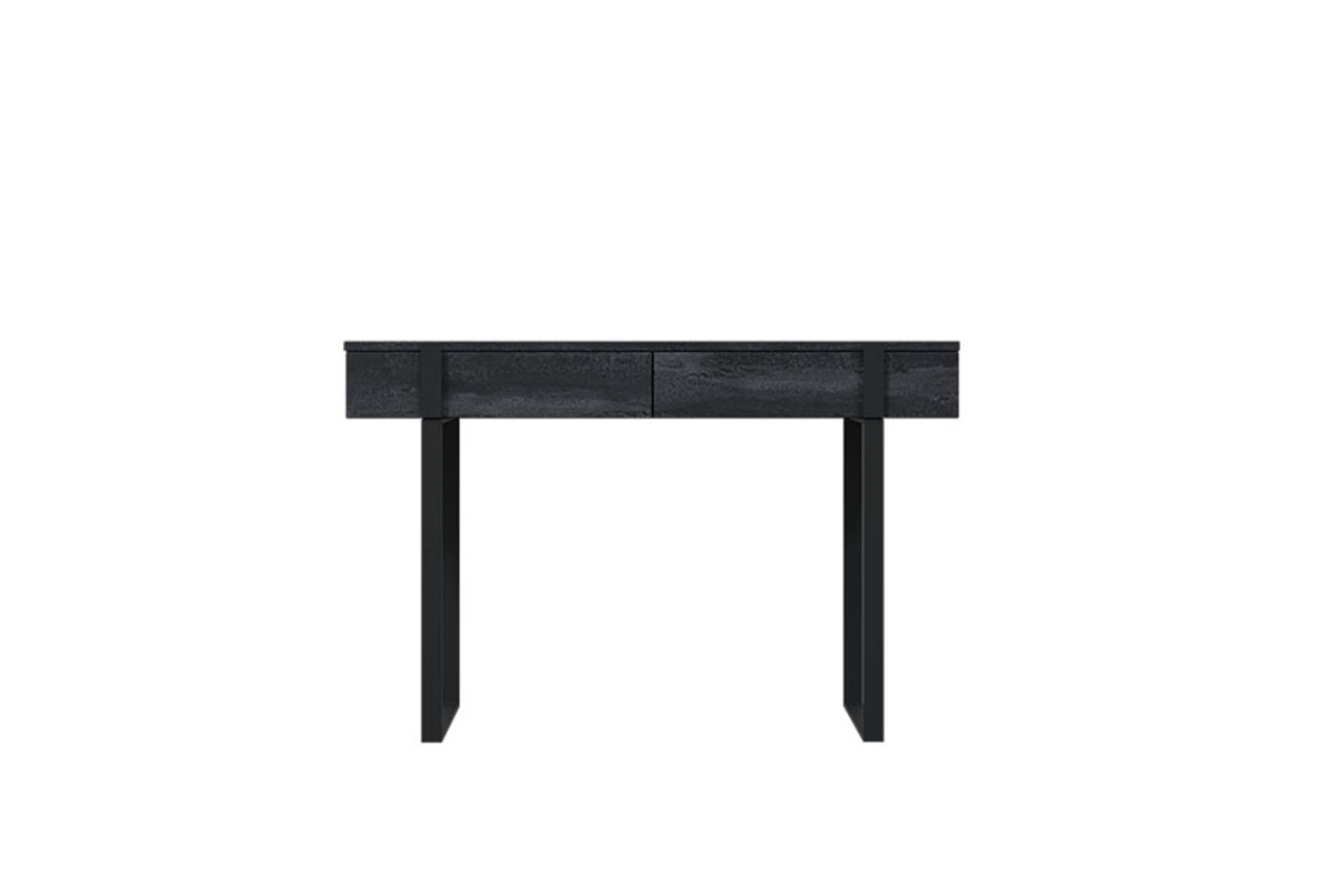 Verica modern konzolasztal/sminkasztal - szénfekete / fekete lábak barevné provedení: charcoal / černé nožky