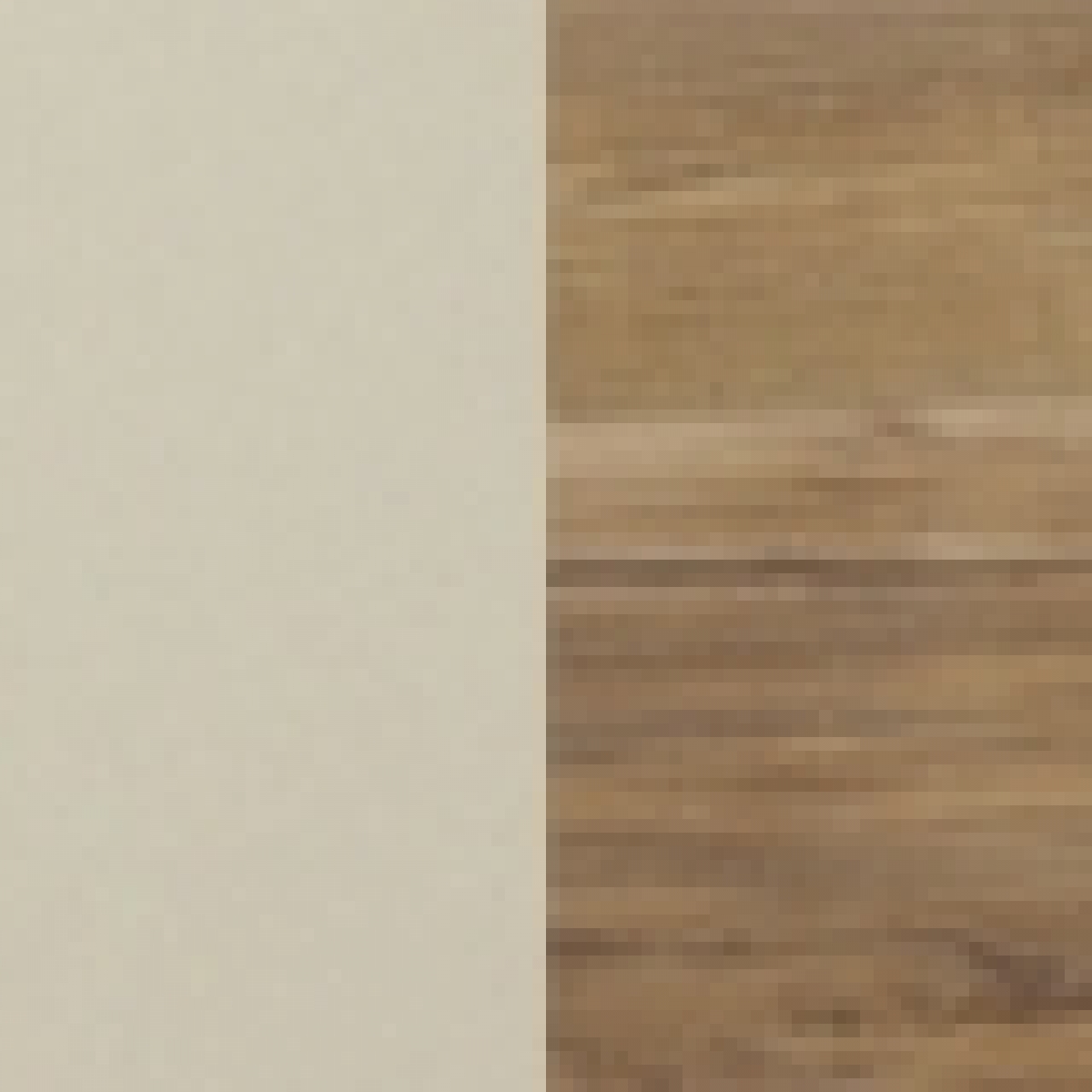 skříňka RTV závěsná Vesper 3D 187 cm - kašmír / ořech / černá Úchytky