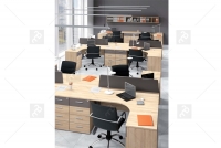 Písací stôl Optimal 15 Moderná kancelária