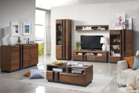 Komoda Asha 167 cm so zásuvkami - artisan / čierny mat Moderný nábytok do obývačky Porti