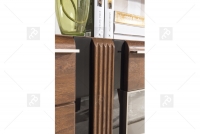 Komoda Asha 167 cm so zásuvkami - artisan / čierny mat Moderný nábytok do obývačky Porti