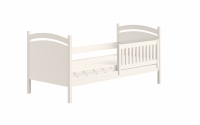 postel dětské s tabulí na suché mazání Amely - Barva Bílý, rozměr 80x160 postel dla malego dziecka 