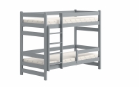 postel dětské patrová  Alis PP 014 - šedý, 70x140 postel dětské patrová  Alis PP 014 - Barva šedý 