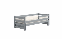 postel dětské přízemní výsuvná Alis DPV 001 - šedý, 80x180 postel přízemní výsuvná Alis DPV 001 - Barva šedý 