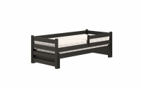 postel dětské přízemní výsuvná Alis DPV 001 - Černý, 80x190 postel přízemní výsuvná Alis DPV 001 - Barva Černý 