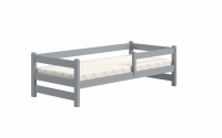 Detská posteľ prízemná Alis DP 018 - šedý, 90x190 Detská posteľ prízemná Alis DP 018 - Farba šedý 