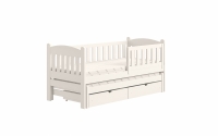 postel dětské přízemní výsuvná Alvins - Bílý, 90x200 postel dětské přízemní výsuvná Alvins - Barva Bílý 