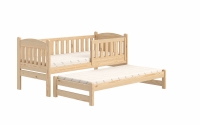 Detská posteľ prízemná s výsuvným lôžkom Alvins - Borovica, 90x190 Detská posteľ prízemná s výsuvným lôžkom Alvins - Farba Borovica