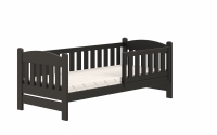 Detská posteľ drevená Alvins DP 002 - Čierny, 90x200 Detská posteľ drevená Alvins DP 002 - Farba Čierny 