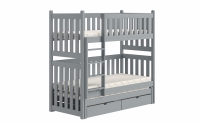 postel patrová  výsuvná Swen PPV 023 - šedý, 80x190  postel patrová  výsuvná Swen - Barva šedý 