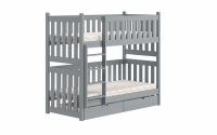 postel patrová  Swen PP 026 - šedý, 90x190 postel patrová  Swen PP 026 - Barva šedý 