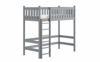 postel vyvýšená postel dřevěná Swen ZP 008 - šedý, 90x200 postel vyvýšená postel dřevěná Swen ZP 008 - Barva šedý 