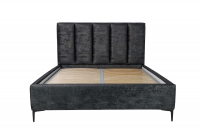 postel čalouněné pro ložnice ze stelazem Klabi - 180x200, Nohy černé  postel pro ložnice z drewnianym stelazem 