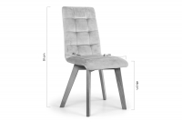 židle čalouněné Modern 4 na drewnianych nogach - Námořnická modrá Salvador 05 / Nohy buk bukové židle