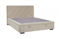 Posteľ do  spálne  z tapicerowanym stelazem a úložným priestorom Tiade - 160x200  posteľ z drewnianymi nozkami 