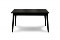 stôl rozkladany 160-200 Paris na drewnianych nogach Čierny stôl