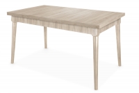 stôl rozkladany do jedálne 160-200 Ibiza na drewnianych nogach - Dub sonoma / Nohy Dub sonoma stôl do jedálne