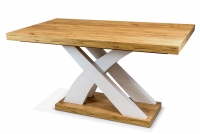Sydney összecsukható asztal - 160-240 cm - X alakú talppal - több színű stůl rozkladany 160-240 Sydney z podstawa w ksztalcie X
