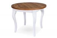 stôl okragly rozkladany 100-180 Monza 4 na drewnianych nogach stôl okragly ludwik
