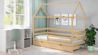 postel dětské domeček přízemní Comfio - Borovice, 90x180  postel dětské domeček přízemní Comfio - Borovice