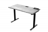 Terin íróasztal, elektromosan állítható magasság - 120 cm - világos beton  íroasztal elektryczne Terin z regulacja wysokosci 135 cm - világos beton 