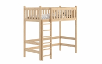 postel vyvýšená postel dřevěná Swen ZP 008 - Borovice, 90x200 postel vyvýšená postel dřevěná Swen ZP 008 - Borovice 