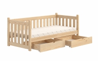 postel přízemní drewniane Swen DP 001 - Borovice, 90x200 postel přízemní drewniane Swen DP 001 - Borovice