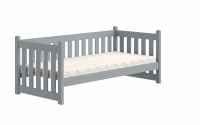 postel přízemní drewniane Swen DP 001 - šedý, 80x180 postel přízemní drewniane Swen DP 001 - šedý
