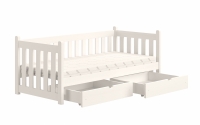 postel přízemní drewniane Swen DP 001 - Bílý, 80x160 postel přízemní drewniane Swen DP 001 - Bílý